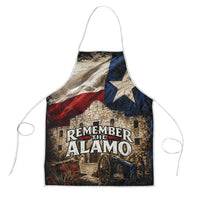 Remember The Alamo Texas Flag Apron Distressed Historical Texan Pride