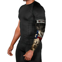 Remember The Alamo Texas Flag Arm Sleeves Distressed Historical Texan Pride