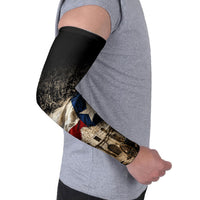 Remember The Alamo Texas Flag Arm Sleeves Distressed Historical Texan Pride