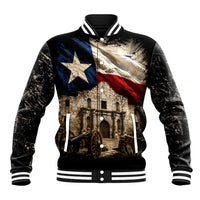 Remember The Alamo Texas Flag Baseball Jacket Distressed Historical Texan Pride