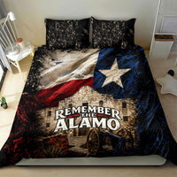 Remember The Alamo Texas Flag Bedding Set Distressed Historical Texan Pride