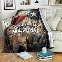 Remember The Alamo Texas Flag Blanket Distressed Historical Texan Pride