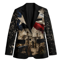 Remember The Alamo Texas Flag Blazer Distressed Historical Texan Pride