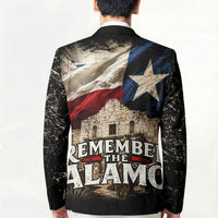 Remember The Alamo Texas Flag Blazer Distressed Historical Texan Pride