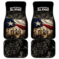 Remember The Alamo Texas Flag Car Mats Distressed Historical Texan Pride