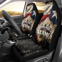 Remember The Alamo Texas Flag Car Seat Cover Distressed Historical Texan Pride