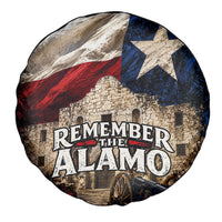 Remember The Alamo Texas Flag Spare Tire Cover Distressed Historical Texan Pride
