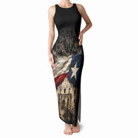 Remember The Alamo Texas Flag Tank Maxi Dress Distressed Historical Texan Pride