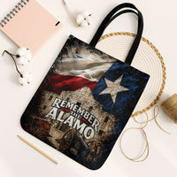 Remember The Alamo Texas Flag Tote Bag Distressed Historical Texan Pride