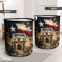 Remember The Alamo Texas Laundry Basket Texan Pride Historical Heritage