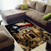 Remember The Alamo Texas Area Rug Texan Pride Historical Heritage
