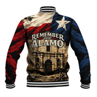 Remember The Alamo Texas Baseball Jacket Texan Pride Historical Heritage
