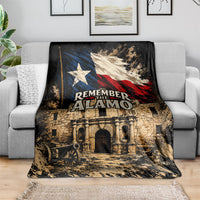 Remember The Alamo Texas Blanket Texan Pride Historical Heritage