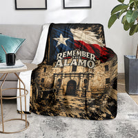 Remember The Alamo Texas Blanket Texan Pride Historical Heritage