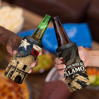 Remember The Alamo Texas 4 in 1 Can Cooler Tumbler Texan Pride Historical Heritage
