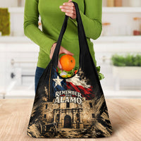 Remember The Alamo Texas Grocery Bag Texan Pride Historical Heritage