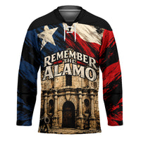 Remember The Alamo Texas Hockey Jersey Texan Pride Historical Heritage