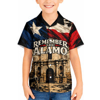 Remember The Alamo Texas Kid Hawaiian Shirt Texan Pride Historical Heritage