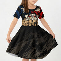 Remember The Alamo Texas Kid Short Sleeve Dress Texan Pride Historical Heritage