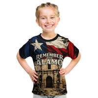 Remember The Alamo Texas Kid T Shirt Texan Pride Historical Heritage