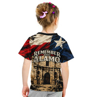 Remember The Alamo Texas Kid T Shirt Texan Pride Historical Heritage