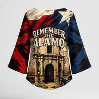 Remember The Alamo Texas Kimono Sleeve Blouse Texan Pride Historical Heritage