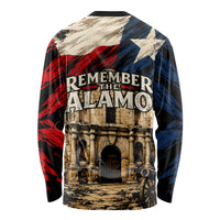 Remember The Alamo Texas Long Sleeve Shirt Texan Pride Historical Heritage