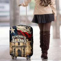 Remember The Alamo Texas Luggage Cover Texan Pride Historical Heritage