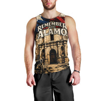 Remember The Alamo Texas Men Tank Top Texan Pride Historical Heritage