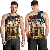 Remember The Alamo Texas Men Tank Top Texan Pride Historical Heritage