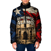 Remember The Alamo Texas Padded Jacket Texan Pride Historical Heritage