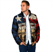 Remember The Alamo Texas Padded Jacket Texan Pride Historical Heritage