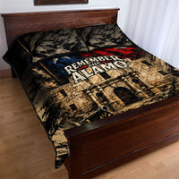 Remember The Alamo Texas Quilt Bed Set Texan Pride Historical Heritage