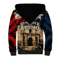 Remember The Alamo Texas Sherpa Hoodie Texan Pride Historical Heritage