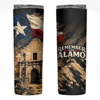 Remember The Alamo Texas Skinny Tumbler Texan Pride Historical Heritage