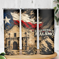 Remember The Alamo Texas Skinny Tumbler Texan Pride Historical Heritage