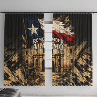Remember The Alamo Texas Window Curtain Texan Pride Historical Heritage