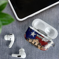 Texas Remember The Alamo AirPods Case Distressed Splatter Paint Texan Pride