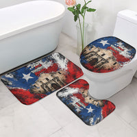 Texas Remember The Alamo Bathroom Set Distressed Splatter Paint Texan Pride