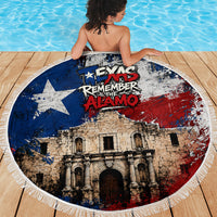 Texas Remember The Alamo Beach Blanket Distressed Splatter Paint Texan Pride
