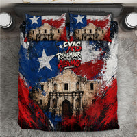 Texas Remember The Alamo Bedding Set Distressed Splatter Paint Texan Pride