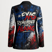 Texas Remember The Alamo Blazer Distressed Splatter Paint Texan Pride