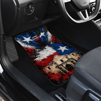 Texas Remember The Alamo Car Mats Distressed Splatter Paint Texan Pride