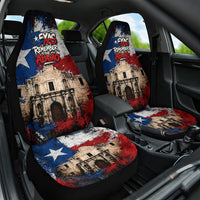 Texas Remember The Alamo Car Seat Cover Distressed Splatter Paint Texan Pride