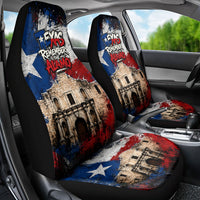 Texas Remember The Alamo Car Seat Cover Distressed Splatter Paint Texan Pride
