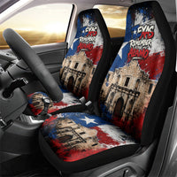 Texas Remember The Alamo Car Seat Cover Distressed Splatter Paint Texan Pride