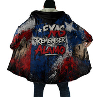 Texas Remember The Alamo Cloak Distressed Splatter Paint Texan Pride
