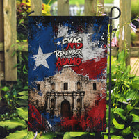 Texas Remember The Alamo Garden Flag Distressed Splatter Paint Texan Pride