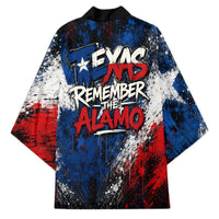 Texas Remember The Alamo Kimono Distressed Splatter Paint Texan Pride