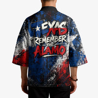 Texas Remember The Alamo Kimono Distressed Splatter Paint Texan Pride